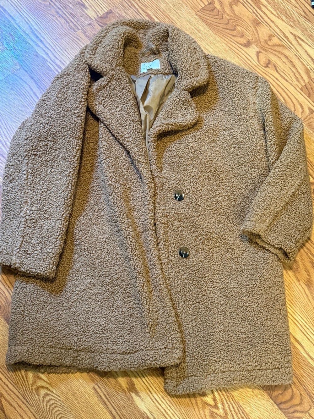a new day Teddy Coat in Brown Size XXL